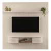 Painel para TV Até 75 Polegadas Bugatti 2 Portas 2 Prateleiras Calacata/Off White - Madetec