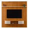 Painel para TV Até 75 Polegadas Bugatti 2 Portas 2 Prateleiras Cinamomo/Off White - Madetec