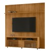 Rack com Painel para TV Até 75 Polegadas Frizz 2 Portas 1 Prateleira Cumaru - Madetec