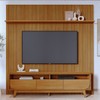 Rack com Painel para TV 75 Polegadas Luna 3 Gavetas 1 Prateleira Cumaru - Madetec