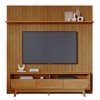 Rack com Painel para TV 75 Polegadas Luna 3 Gavetas 1 Prateleira Cumaru - Madetec