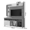 Estante para TV Até 50 Polegadas Icaro 1 Porta Cumaru/Opala - Madetec