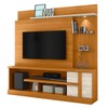 Estante para TV Até 55 Polegadas Alan 1 Porta 4 Prateleiras Cinamomo/Off White - Madetec
