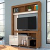 Estante para TV Até 50 Polegadas Flavia 1 Porta Naturale/Off White - Madetec