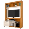 Estante para TV Até 50 Polegadas Flavia 1 Porta Cinamomo/Off White - Madetec