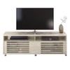 Rack para TV Até 65 Polegadas Confort 2 Portas Calacata/Off White - Pnr Móveis