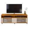 Rack para TV Até 65 Polegadas Confort 2 Portas Cinamomo/Off White - Pnr Móveis