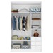 Guarda-Roupa Infantil Baby 5 Portas 3 Gavetas Branco - Percasa