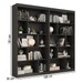 Estante para Livros 8 Prateleiras Onix Tx Cj-005 - Hecol Móveis