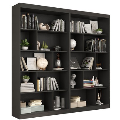 Estante para Livros 8 Prateleiras Onix Tx Cj-005 - Hecol Móveis