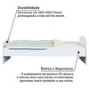 Cama Infantil Lua 100% Mdf Branco Brilho - Móveis Peroba