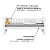 Cama Infantil Maria 100% Mdf Branco Brilho - Móveis Peroba