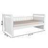Cama Infantil Maria 100% Mdf Branco Brilho - Móveis Peroba