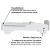 Cama Infantil Sol 100% Mdf Branco Brilho - Móveis Peroba