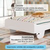 Cama Infantil Sol 100% Mdf Branco Brilho - Móveis Peroba