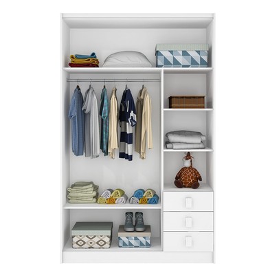 Quarto de Bebê Completo Coruja 5 Portas 7 Gavetas Branco - Percasa