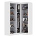 Guarda-Roupa Solteiro Modulado Paris 5 Portas Branco Cinamomo/Off - Maxel