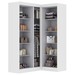 Guarda-Roupa Solteiro Modulado Paris 5 Portas Branco Cinamomo/Off - Maxel