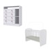 Quarto de Bebê Completo Corujinha 4 Gavetas Branco - percasa