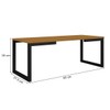 Mesa de Centro Innovare Preto/Nature - Art Panta