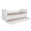 Cama Infantil Bicama Maria 2 Gavetas 100% Mdf Branco - Móveis Peroba
