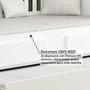 Cama Infantil Bicama Maria 2 Gavetas 100% Mdf Branco Brilho/Amêndoa - Móveis Peroba