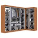 Guarda-Roupa Casal Modulado Paris 11 Portas 4 Gavetas Cinamomo/Off White - Maxel
