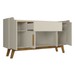 Balcão Buffet Ferentino 4 Portas 1 Gaveta Off White/Cinamomo - Pnr Móveis
