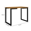 Mesa de Canto Innovare Preto/Nature - Art Panta