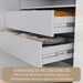 Guarda-Roupa Casal Modulado Paris 9 Portas 2 Gavetas Cinamomo/Off - Maxel