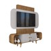 Estante para TV Até 75 Polegadas Andros 2 Portas Cinamomo/Off White - Pnr Móveis
