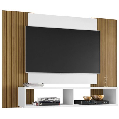 Painel para TV Até 42 Polegadas Bonfim Branco - Pnr Móveis