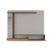 Painel para TV Até 55 Polegadas Volga 1 Porta com Led Naturalle/Off White - Pnr Móveis