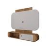 Painel para TV Até 55 Polegadas Lior 1 Porta Cinamomo/Off White - Pnr Móveis