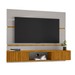 Painel para TV Até 60 Polegadas 2 Portas Dominique Ripado Off-White/Naturalle - Pnr Móveis