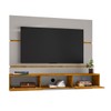 Painel para TV Até 60 Polegadas 2 Portas Dominique Ripado Off-White/Naturalle - Pnr Móveis