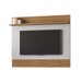 Painel para TV Até 65 Polegadas Russell 1 Prateleira Cinamomo/Off White - Pnr Móveis