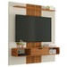 Painel para TV Até 65 Polegadas Eslováquia 1 Porta 1 Prateleira Off White/Naturale - Pnr Móveis