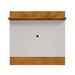 Painel para TV para TV Até 55 Polegadas Eufrates 1 Prateleira Naturalle/Off White - Pnr Móveis