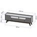 Rack para TV Até 70 Polegadas Evans 2 Portas 1 Gaveta Off White/Cinamomo - Pnr Móveis