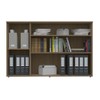 Armário para Escritório Médio 3 Portas Office 2017 F208 Carvalho Munique - Kappesberg