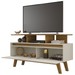 Rack para TV Até 50 Polegadas Mansell 2 Portas Cinamomo/Off-White - Pnr Móveis