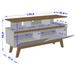 Rack para TV Até 50 Polegadas Mansell 2 Portas Cinamomo/Off-White - Pnr Móveis