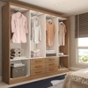 Guarda-Roupa Casal Hilton 8 Portas 6 Gavetas Cinamomo - Panorama Móveis