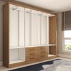 Guarda-Roupa Casal Hilton 8 Portas 6 Gavetas Cinamomo - Panorama Móveis