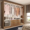 Guarda-Roupa Casal Hilton 8 Portas 6 Gavetas Cinamomo - Panorama Móveis
