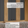 Armário Aéreo Cozinha 80 Cm Sauvignon 2 Portas 100% Mdf Amêndoa/Chumbo - Rio Doce
