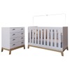 Quarto de Bebê Completo 3 em 1 Sonho Encantado 4 Gavetas Branco - Pnr Móveis