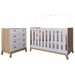 Quarto de Bebê Completo 3 em 1 Sonho Encantado 4 Gavetas Itapuã/Branco - Pnr Móveis