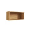 Armário Aéreo Cozinha 80 Cm Riesling 1 Porta 100% Mdf Amêndoa/Off White - Rio Doce